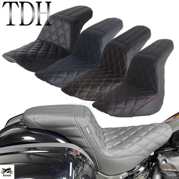【並行輸入品】 バイク ドライブr Two-Up シート クッション シート ハーレー ソフテイル ...