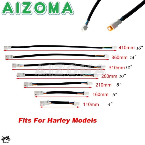 【並行輸入品】 4 - 16 インチ ロング バイク デジタル Throttle 配線 キット ハー...