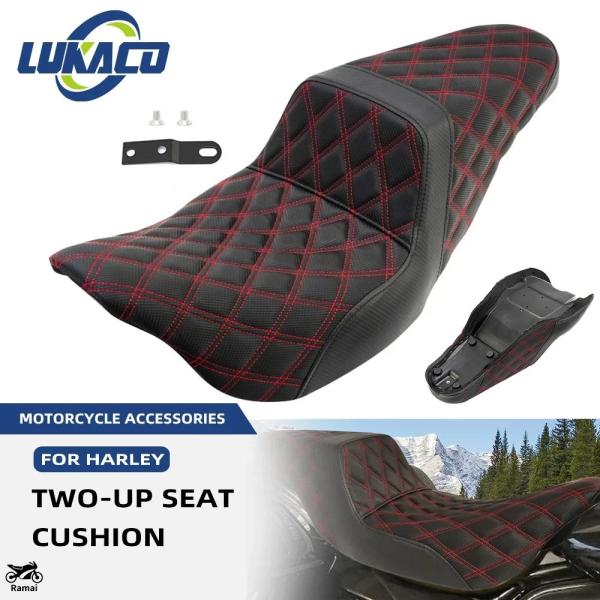 【並行輸入品】 バイク ドライブr リア シート Two-up シート クッション ハーレー ツーリ...