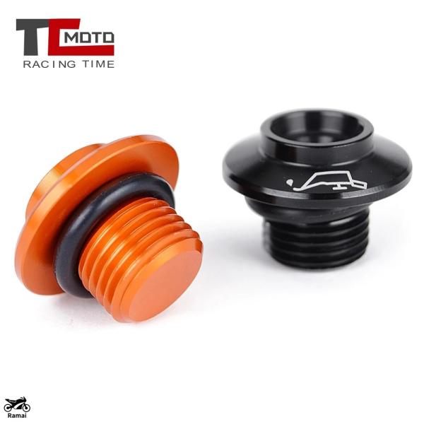 【並行輸入品】 バイク Crankケース キャップ CNC エンジン オイル Filler スクリュ...