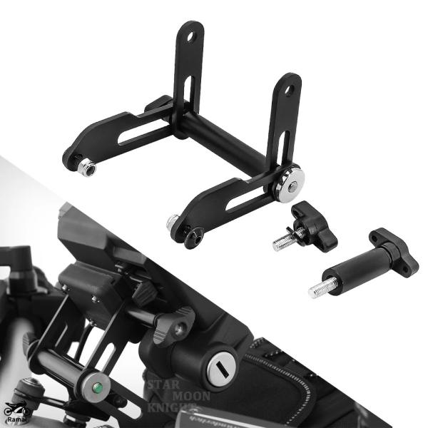 【並行輸入品】 バイク 調整可 スタンド ホルダー スマホ GPS Navigation プレート ...