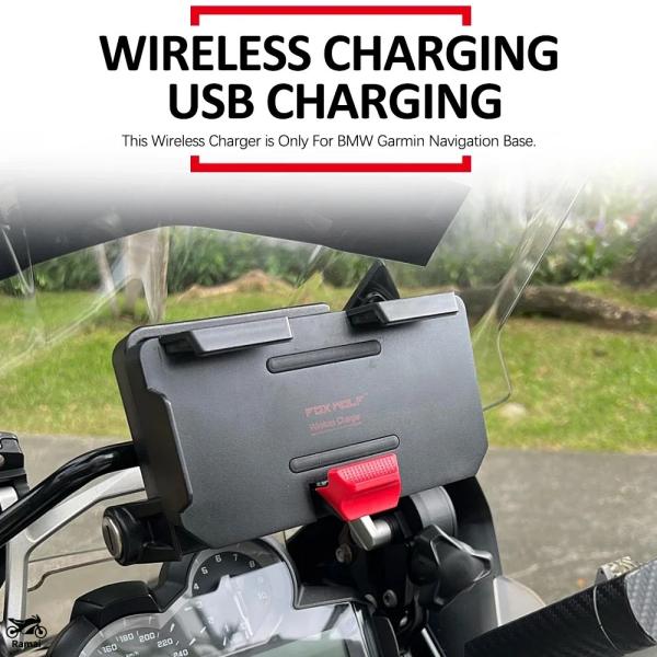 【並行輸入品】 バイク スマホ ホルダー USB チャージャー マウント スタンド BMW R 13...
