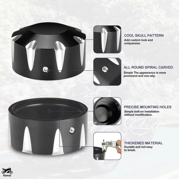 【並行輸入品】 フロント キャップ Nut Can Am Spyder トライク ,アルミ フロント...