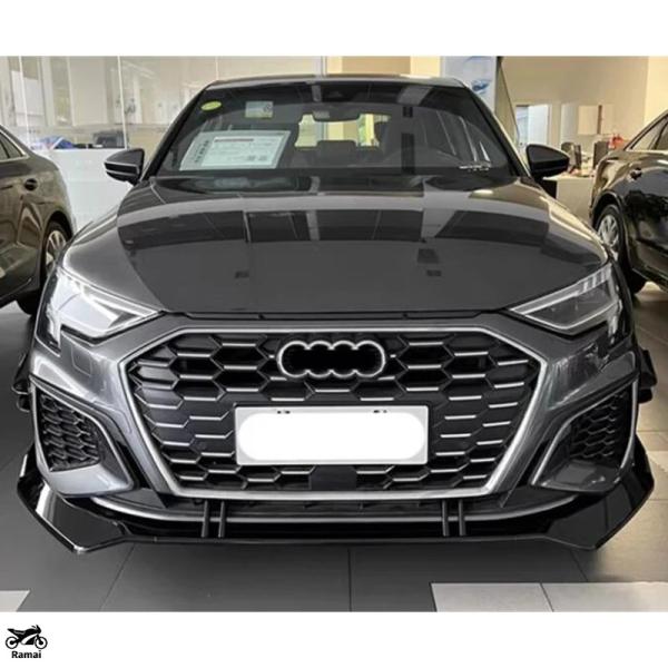 【並行輸入品】 8Y フロント バンパー リップ デュフューザー アウディ A3 S3 スプリッター...