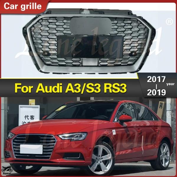 【並行輸入品】 フロント バンパー グリル センター グリル アウディ A3/S3 8V 2017年...