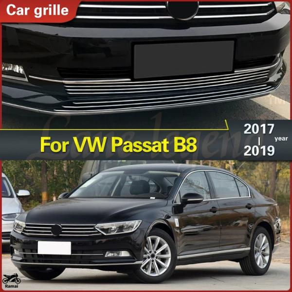【並行輸入品】 フォルクスワーゲン VW パサート B8 17-2019年 ステンレス フロント グ...