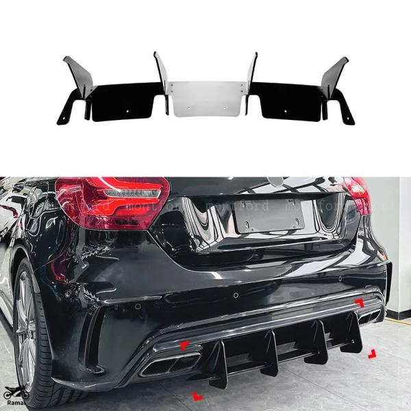 【並行輸入品】 ベンツ A クラス W176 A45 AMG 2016年-2018年 4 フィン つ...