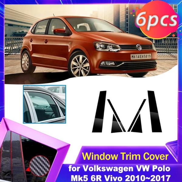 【並行輸入品】 ドア ウィンドウ カバー フォルクスワーゲン VW ポロ Mk5 6R Vivo20...