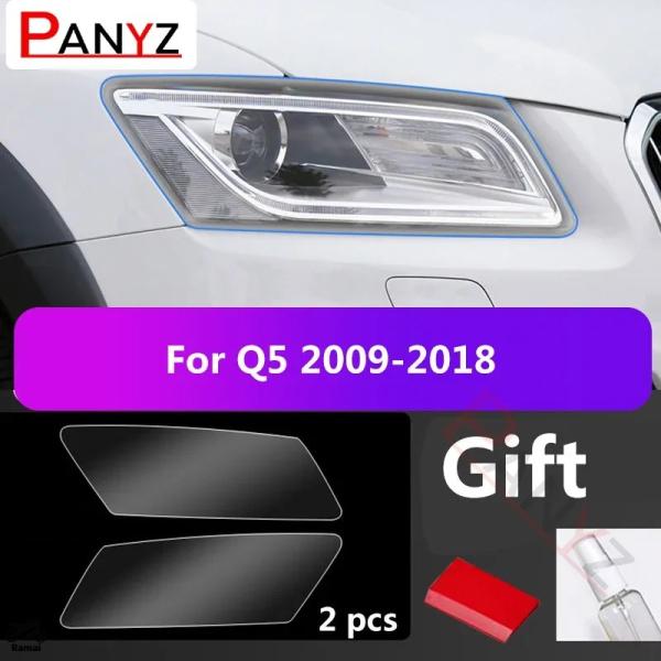 【並行輸入品】 2P アウディ Q5 8R FY カバー ヘッドライト 保護 フィルム 透明 ステッ...