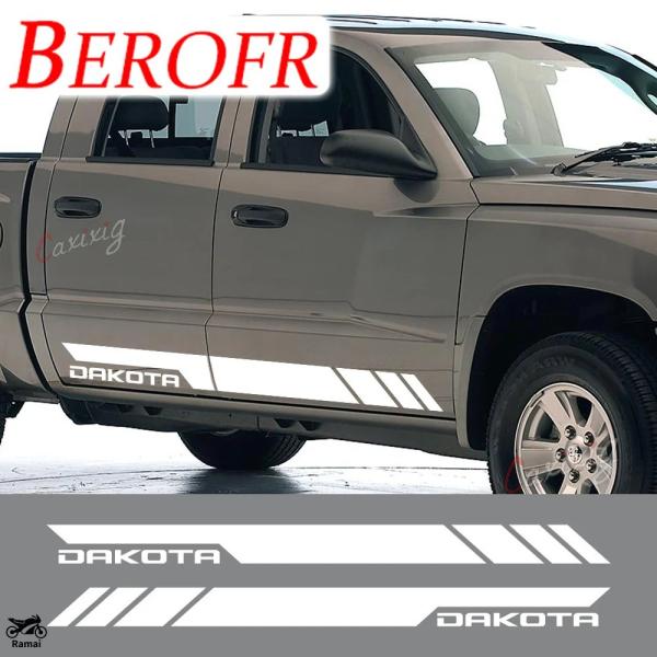 【並行輸入品】 ドア サイド ステッカー ダッジ Dakota SLT SXT 5.9 R/T Gr...