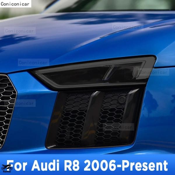 【並行輸入品】 アウディ R8 42 4S 2006年-以降 TPU ヘッドライト 傷 保護 フィル...