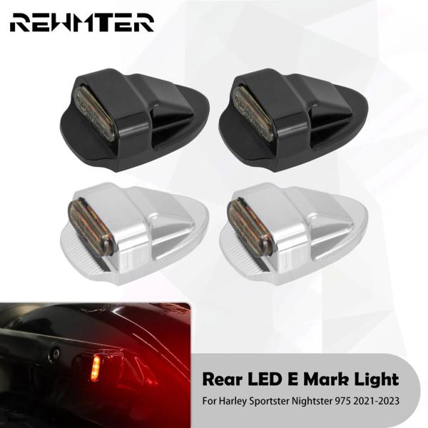 並行輸入品 バイク リア E マーク LED ライト アンバー オレンジ ウィンカー インジケータ―...