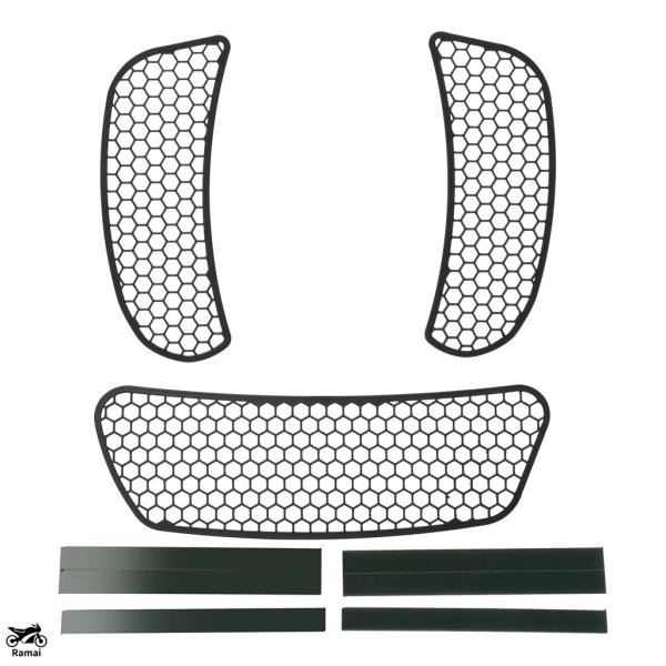 【並行輸入品】 フェアリング メッシュ ベント スクリーン バットウイング アクセント グリル ハー...