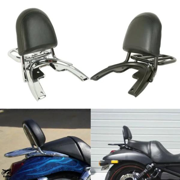 並行輸入品 バイク バックレスト ラゲッジ ラック Sissy プレート ハーレー Vロッド VRS...
