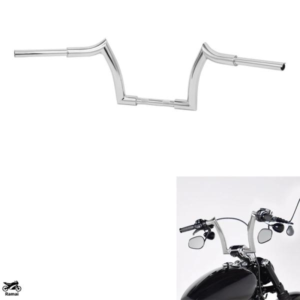 【並行輸入品】 10" 12" 14" Rise Ape Hanger ハンドル バー ハーレー ソ...