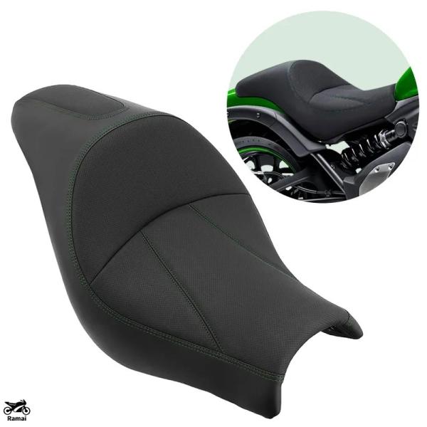 【並行輸入品】 バイク フロント リア ドライブr シート Two Up ワン Piece レザー ...