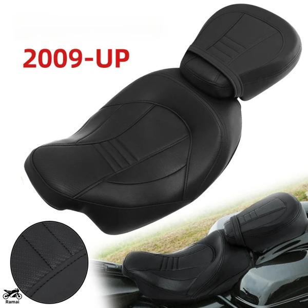 【並行輸入品】 バイク フロント ドライブr リア Two-Up シート ハーレー ツーリング CV...