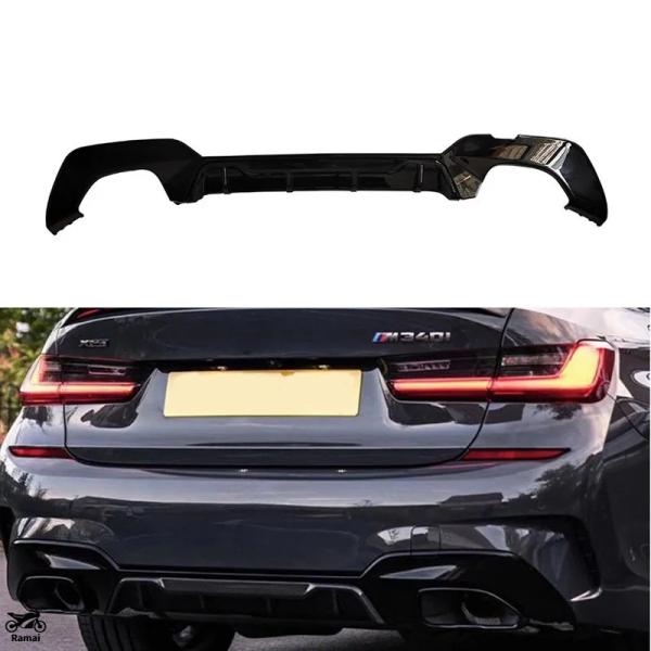 【並行輸入品】 リア バンパー デュフューザー スポイラー リップ トランク ウィング キット スプ...