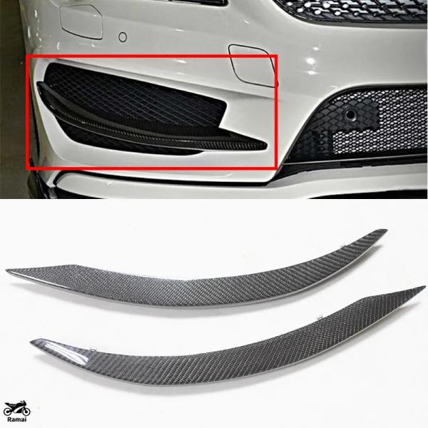 【並行輸入品】 2013年-2015年 ベンツ CLA W117 ブラック リップ フロント バンパ...