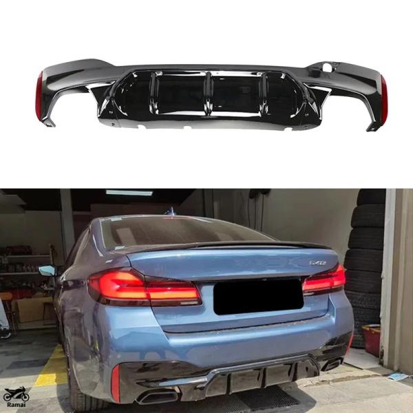 【並行輸入品】 リア バンパー デュフューザー スポイラー リップ トランク ウィング キット スプ...