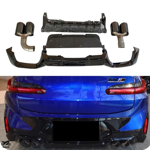 【並行輸入品】 リア バンパー デュフューザー スポイラー リップ トランク ウィング キット スプ...