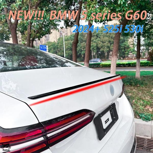 【並行輸入品】 ブラック スポイラー ウィング BMW 5 シリーズ I5 G60 525i 530...