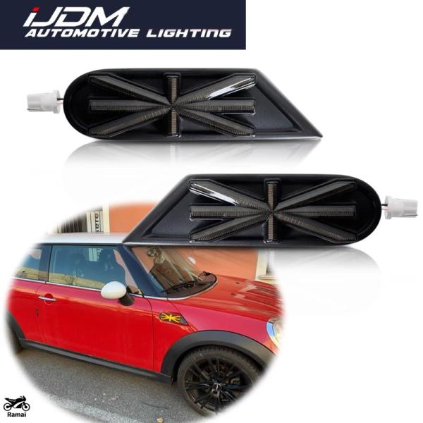 【並行輸入品】 2P 流れる ウィンカー シーケンシャル LED サイド マーカー ライト サイド ...