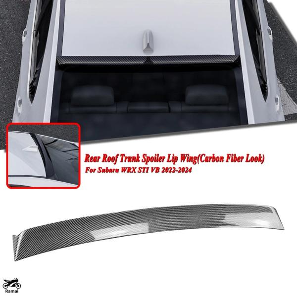 【並行輸入品】 リア ルーフ スポイラー ウィング リップ トランク スプリッター スバル WRX ...