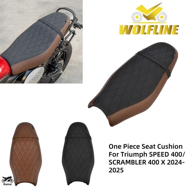 【並行輸入品】 WOLFライン トライアンフ SPEED 400 シート クッション ワン Piec...