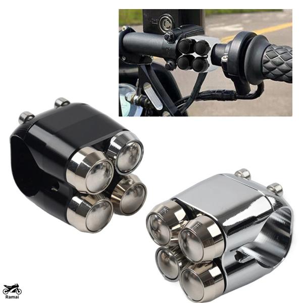 【並行輸入品】 バイク 1" ハンドル バー ホーン ウィンカー コントロール スイッチ ハーレー ...