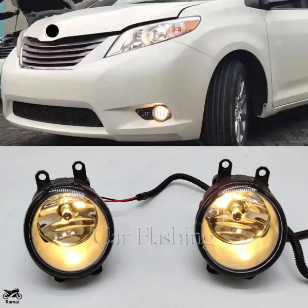 【並行輸入品】 トヨタ 10-17 インポートed Senna フロント フォグ ランプ アセンブリ...