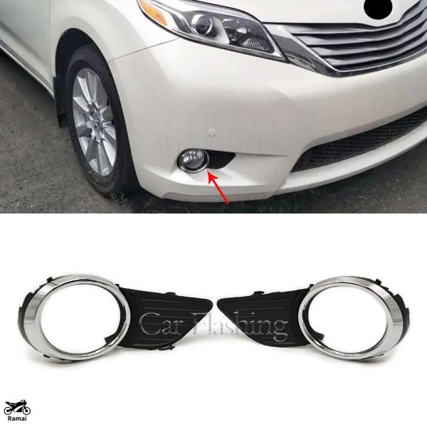 【並行輸入品】 トヨタ 10-17 Senna フロント フォグ ランプ フレーム シエナ フォグ ...