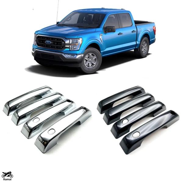 【並行輸入品】 フォード 21-22 F150 ドア カーボン 保護 カバー スペシャル ハンドル ...