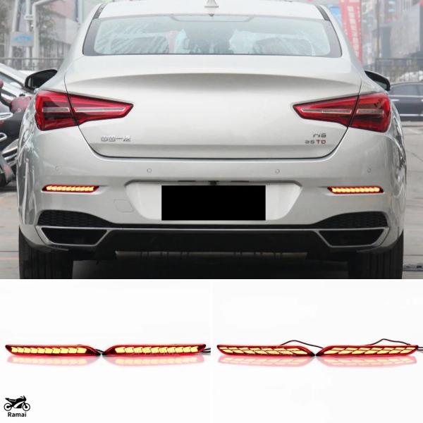 【並行輸入品】 Hongqi 18-22 H5 ストリームラインd リア バンパー ライト, LED...