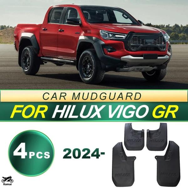 【並行輸入品】 24 Hailux ヴィーゴ GR タイヤs, 泥除け, ソフト ゴム , カスタム...