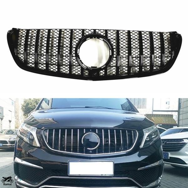 【並行輸入品】 フロント グリル ベンツ W447 V クラス 2016年-2021年 GT R シ...