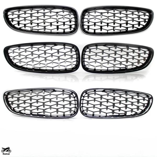 【並行輸入品】 フロント メッキ/ ブラック キドニー グリル グリル BMW Z4 Z85 E89...