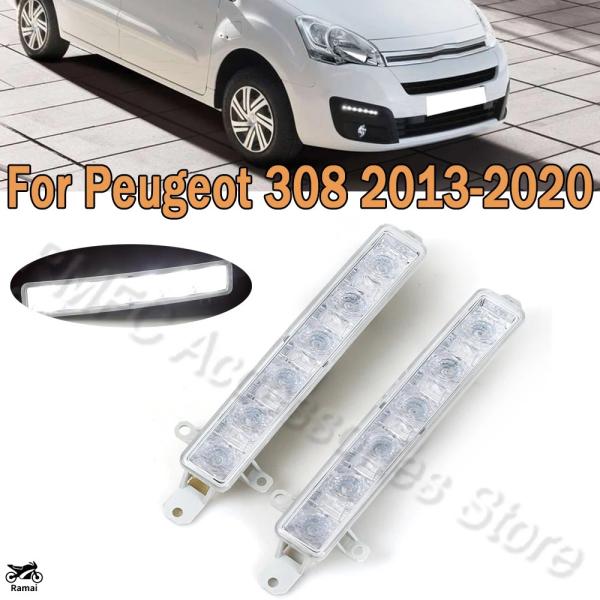 【並行輸入品】 フォグ ライト LED DRL ヘッド ライト 9802795580 プジョー 30...