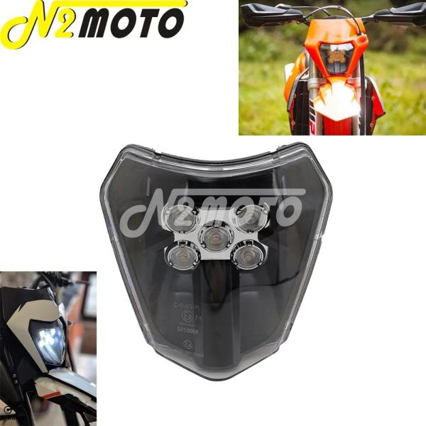 【並行輸入品】 モトクロス エンデューロ スポーツ E8 Eマーク LED ヘッドライト KTM E...