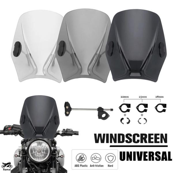 【並行輸入品】 風よけ 風防 ウインドシールド 調整可 風防スクリーン 汎用 CB650R BMW ...