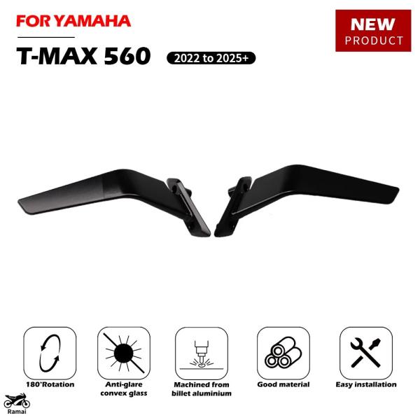 【並行輸入品】TMAX560 2022-2025 + Motorcycle Mirrors Stea...