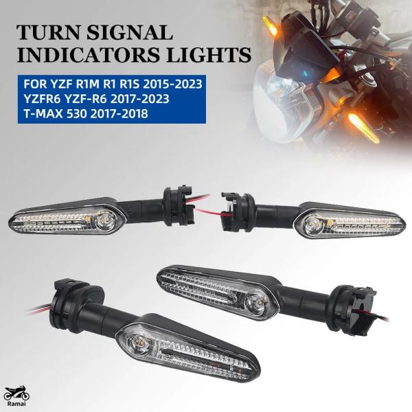 【並行輸入品】 バイク リア ウィンカーs ヤマハ YZF R1M R1 R1S 2015年-202...