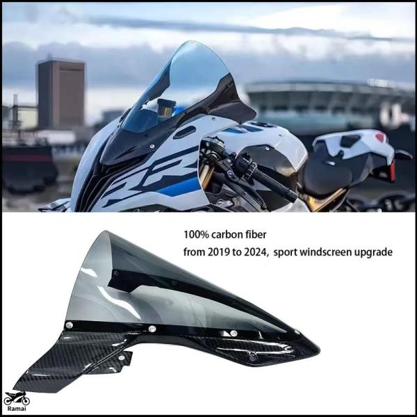 【並行輸入品】 3K カーボン スポーツ 風防スクリーン BMW S1000RR, M1000RR ...