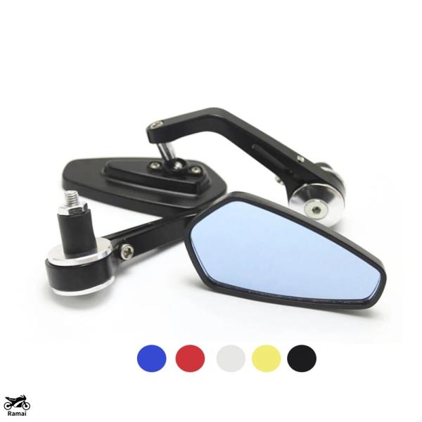 並行輸入品 22mm バイク ハンドル バー エンド ミラー アルミ リア ミラー ベネリ TRK ...