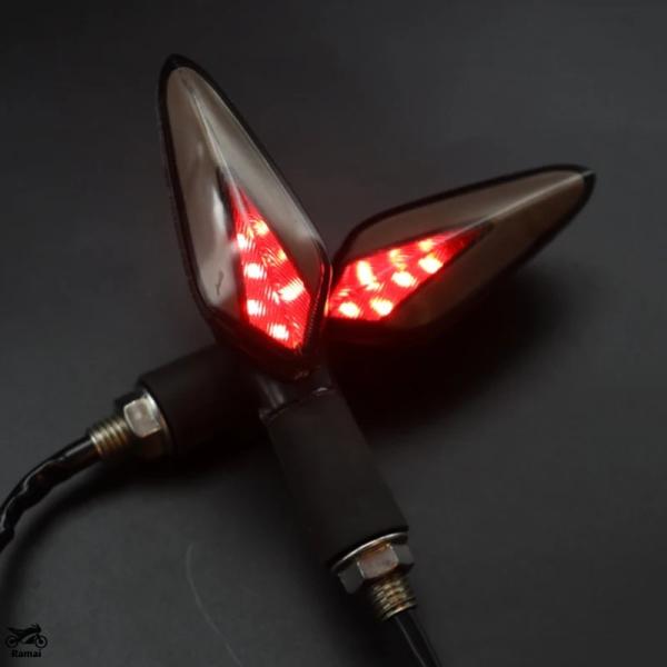 【並行輸入品】 バイク スクーター LED ウィンカー 12V 汎用 Flashing ライト CF...