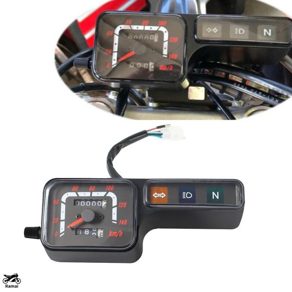 【並行輸入品】 バイク デジタル スピード メーター Kiloメーター ゲージ タコメーター アセン...