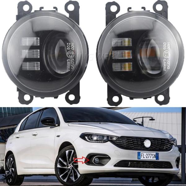 【並行輸入品】 2P フォグ ランプ アセンブリ フィアット o Egea 357_ 5D 2016...