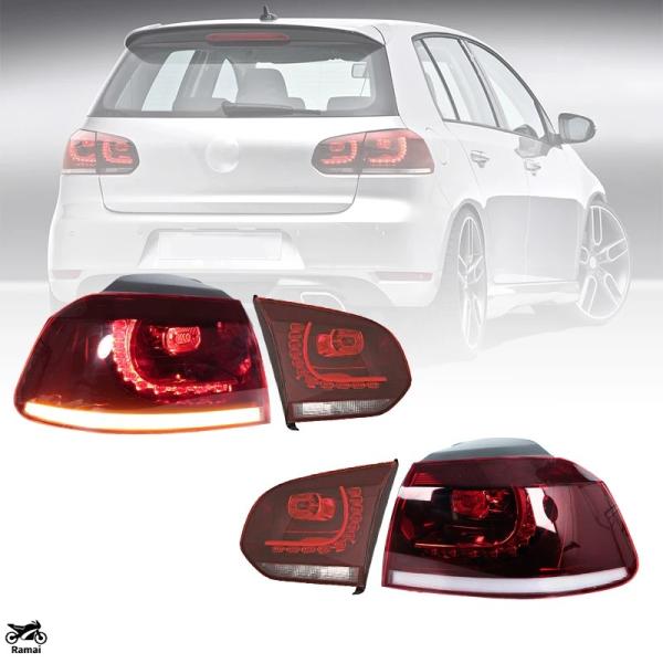 【並行輸入品】 LED テールライト VW ゴルフ 6 R20 GTD GTI 2008年-2013...