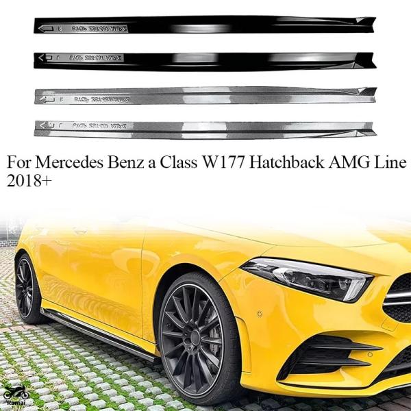 【並行輸入品】 サイド スカート ベンツ a クラス W177 C118 A200 CLA200 ハ...