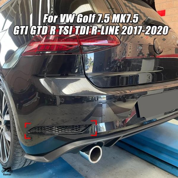 【並行輸入品】 2P リア バンパー リフレクター Delete セット ハニカム カバー フォルク...